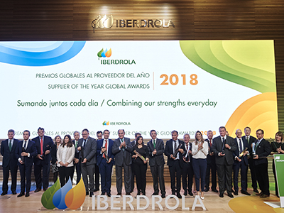 foto noticia Iberdrola adjudica compras a sus proveedores por más de 9.000 millones de euros durante 2018, dando empleo a 400.000 personas.